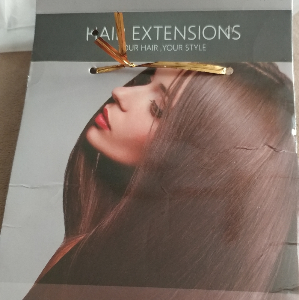 Blonde With Golden Hair Extensions